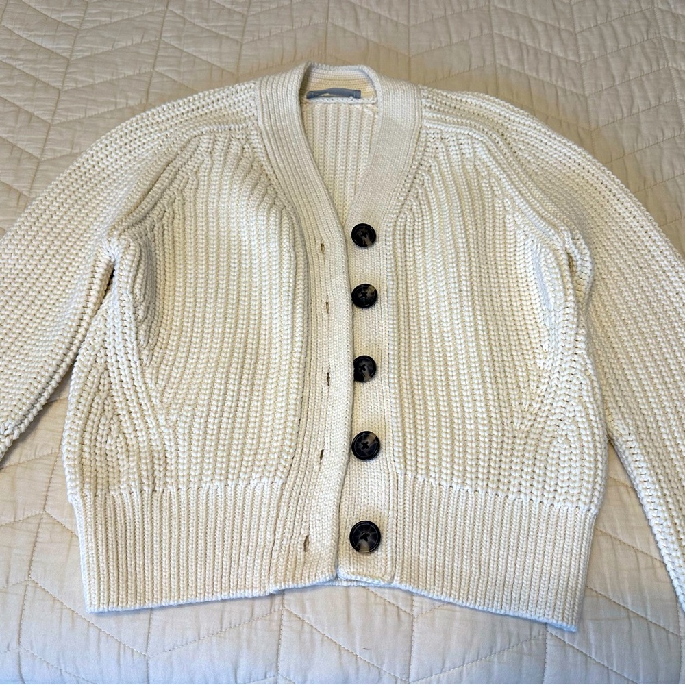 Everlane The Texture Cotton Cardigan XS